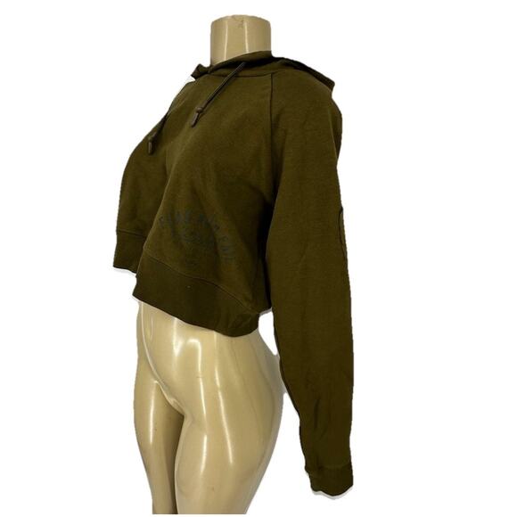 NEW Flag Nor Fail Small Women Cropped Hoodie Sweatshirt Graphic Print 7-1k - Picture 3 of 8